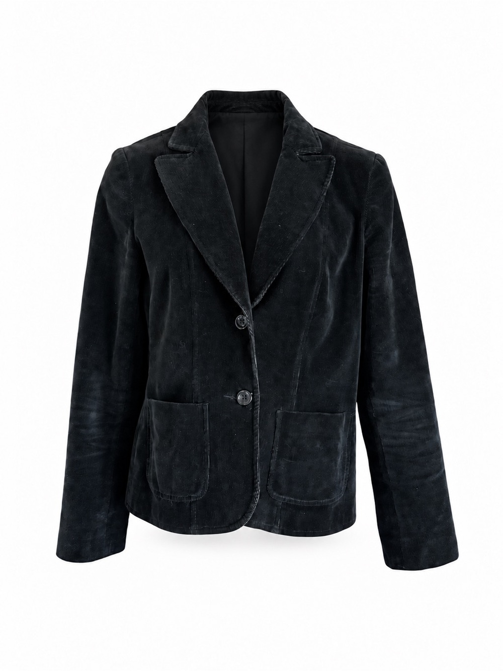 Dorothy Perkins Black Corduroy Blazer Jacket UK 8 US 4